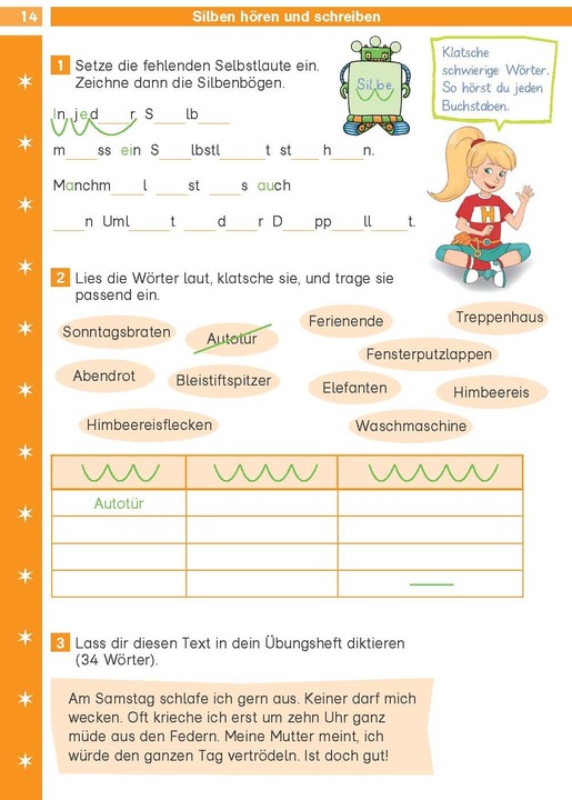 Actual product image Die Deutsch-Helden Rechtschreiben und Diktat 2. Klasse (German, 2016)