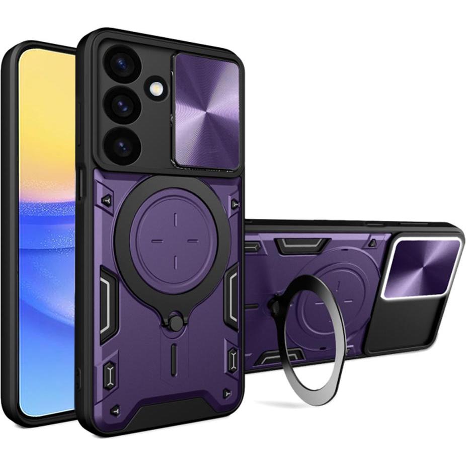 Techsuit - CamGuard Pro - Samsung Galaxy A16 4G / A16 5G - Purple (Samsung Galaxy A16 5G, Samsung Galaxy A16), Cover smartphone, Viola