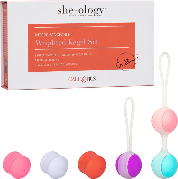 Produktbild CalExotics She-ology® Interchangeable Weighted Kegel Set