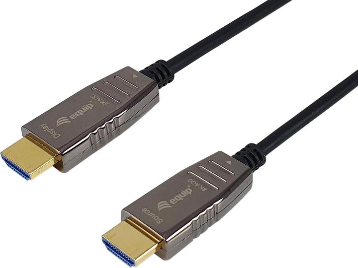Produktbild equip HDMI HEC Ethernet 2.1 AOC 15m 8K/60Hz HDCP2.2/HDR/EDID (15 m, HDMI, 2.1)