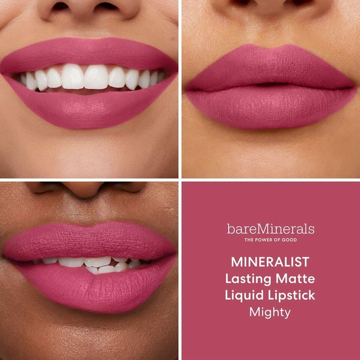Produktbild Bare Minerals Bareminerals Mineralist Lasting Matte Liquid Lipstick Matte Lipstick Mighty 3.5Ml (Mighty)