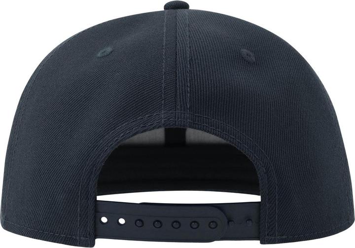 Actual product image Atlantis Unisex Adult 6 Panel Sustainable Flat Peak Baseball Cap (One size)