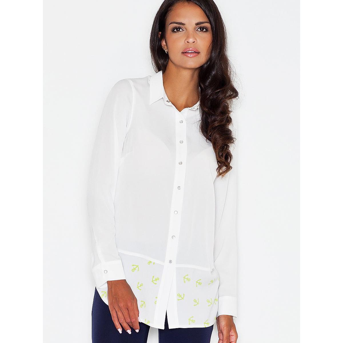 Figl, Damen, Hemd, Damen Hemd, Beige, (M)