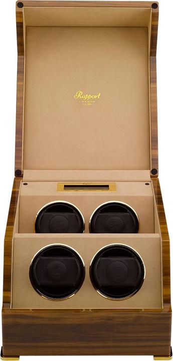 Produktbild Rapport London Perpetua III Quad Watch Winder Touch Screen Walnut (4x)