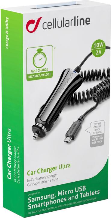Actual product image Cellularline Car Charger Ultra