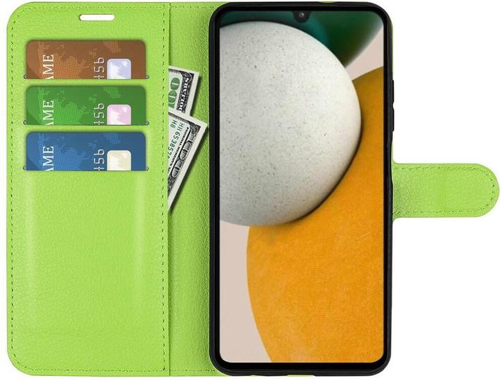 Produktbild Cover-Discount Galaxy A15 - Leder Etui Hülle grün (Samsung Galaxy A15)