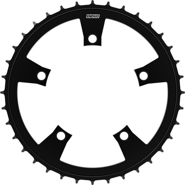 Actual product image Enduo Cargo Chain top 72t 5-B 130-BCD CL-46.7mm-Black (5-speed)