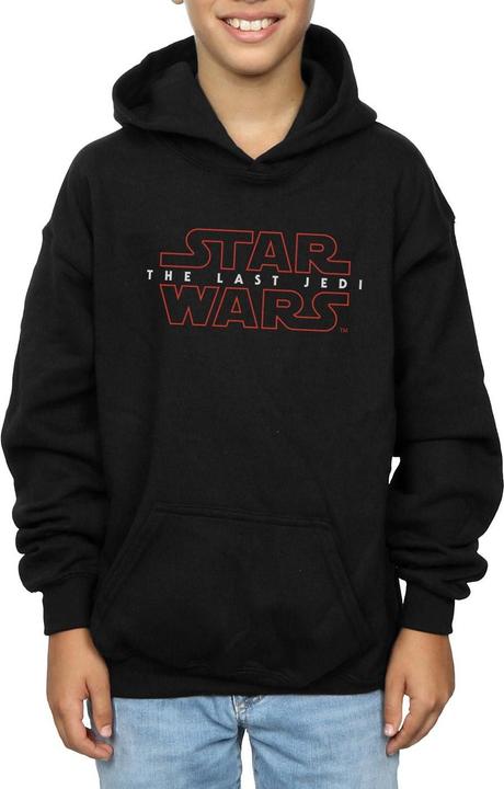 Actual product image Star Wars Boys The Last Jedi Logo Hoodie (116)