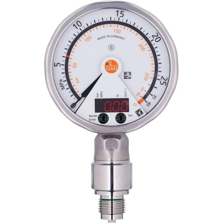 IFM Drucksensor 1 St. PG2431 0 MPa bis 25 M12 1Öffner 1 Schliesser, Modulo elettronico