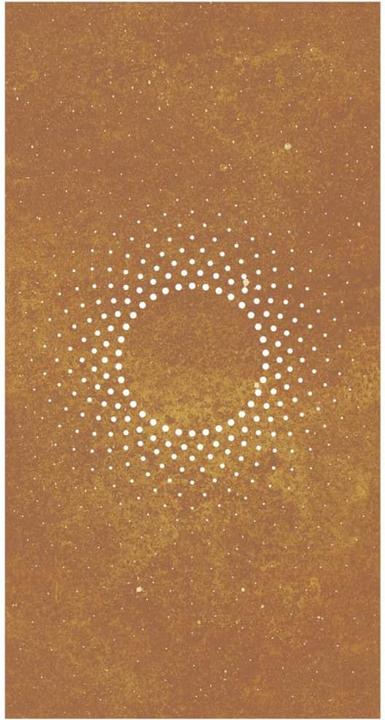 Produktbild vidaXL Garten-Wanddeko 105x55 cm Cortenstahl Sonne-Design