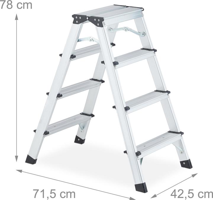 Actual product image Relaxdays Stepladder (Stile, 71.50 cm)
