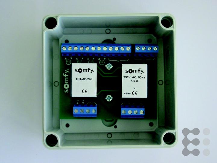 Actual product image somfy Isolating relay TR4-DRM-230