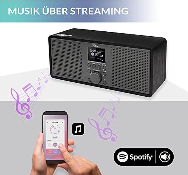 Actual product image Xoro DAB 700 IR (DAB+, Web radio, Bluetooth, Wi-Fi)