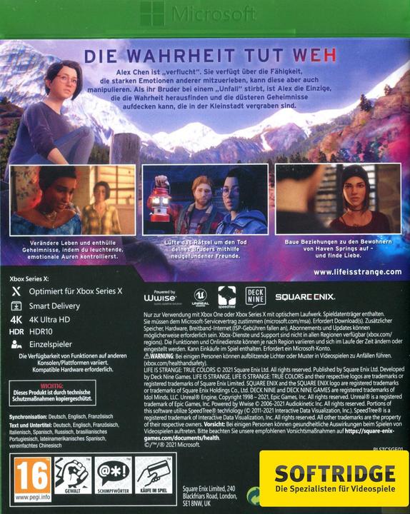 Immagine prodotto Square Enix Life is Strange: True Colors (Xbox One X, Xbox Series X, DE)