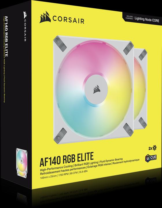 Image du produit Corsair AF140 Rgb Elite (140 mm, 2 x)
