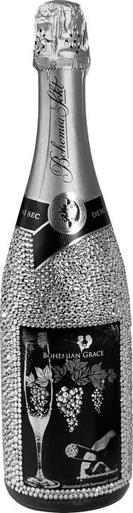 Immagine prodotto Bohemian Grace Bottiglia di champagne con 2500 elementi Swarovski