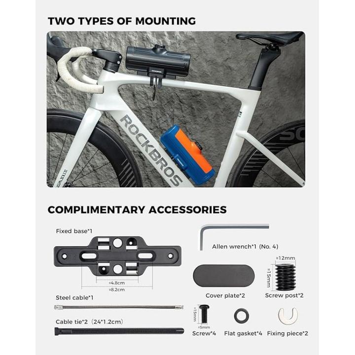 Produktbild Rockbros bicycle frame bag for code 0.7l (0.70 l, Rahmentasche)