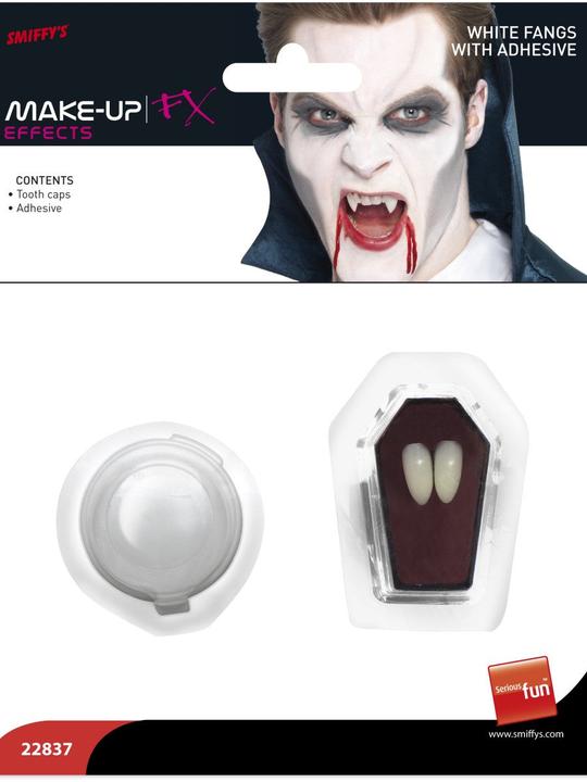 Actual product image Fasnacht Vampire teeth in a coffin