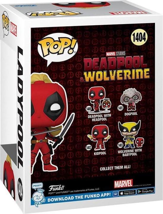 Produktbild Funko Deadpool 3 POP! Marvel Vinyl Figur Ladypool 9 cm