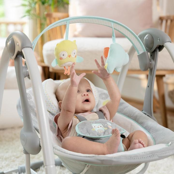 Produktbild Ingenuity Babywippe Hugs & Hoots, bis 9Kg