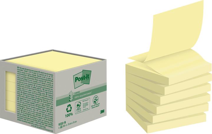 Produktbild Post-it Recycling Z-Notes (76 x 76 mm)