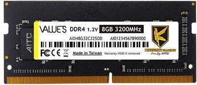 Produktbild AITC 16 GB DDR4 3200 MHz SODIMM-Werte (1 x 16GB, 3200 MHz, DDR4-RAM, SO-DIMM)