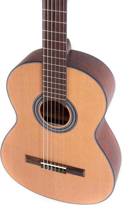 Actual product image Gewa Student Classical Guitar Cedar Top (Classical guitar, Back: Okoume, Fingerboard: Zwarthout Tek, Neck: Okoume with carbon fibre reinforcement, Pages: Okoume, Top: Cedar)
