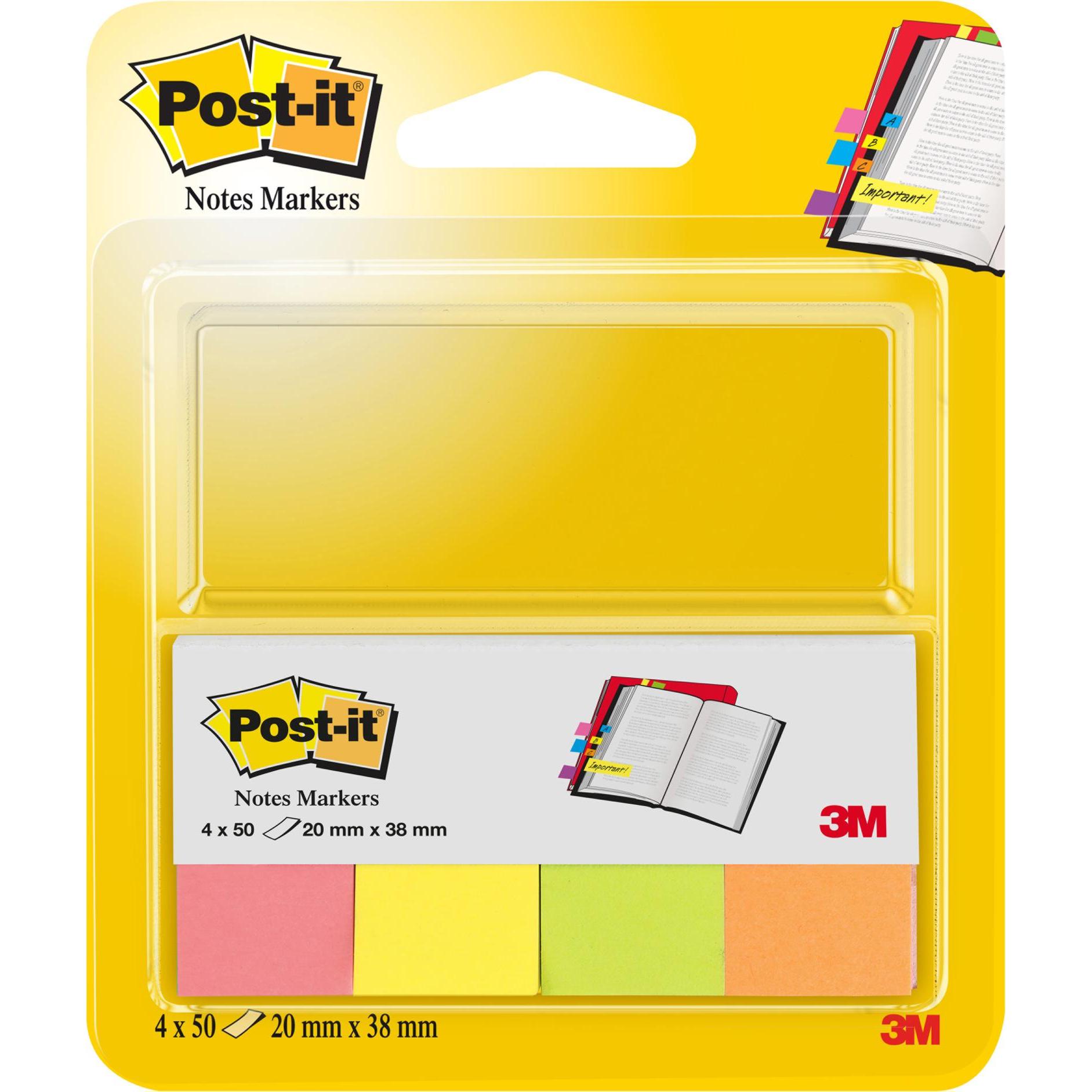 Post-it Papiermarker (20 x 38 mm) (670-4N)
