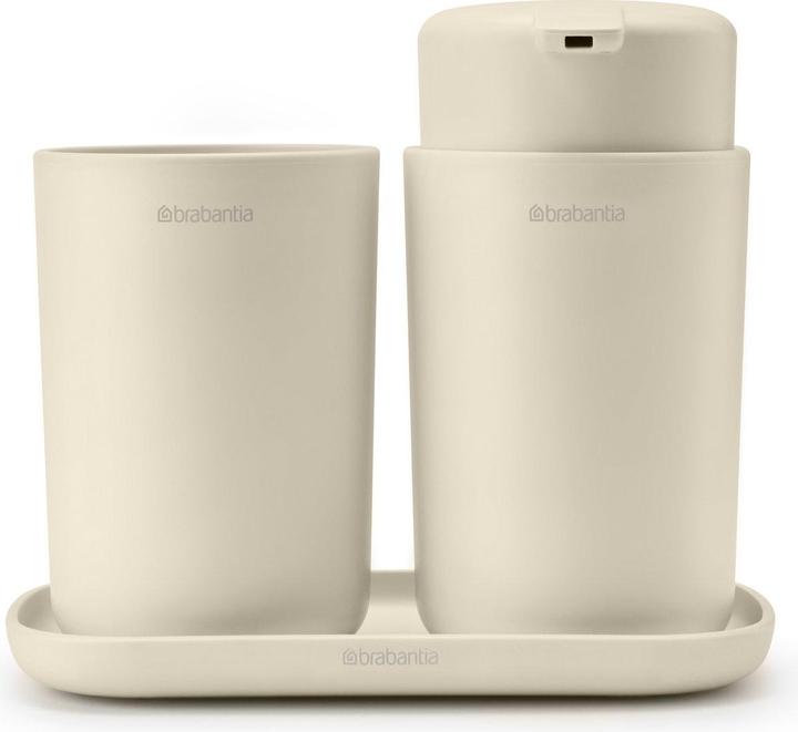 Productafbeelding Brabantia Zeepdispenserset ReNew Set 250 ml, Beige