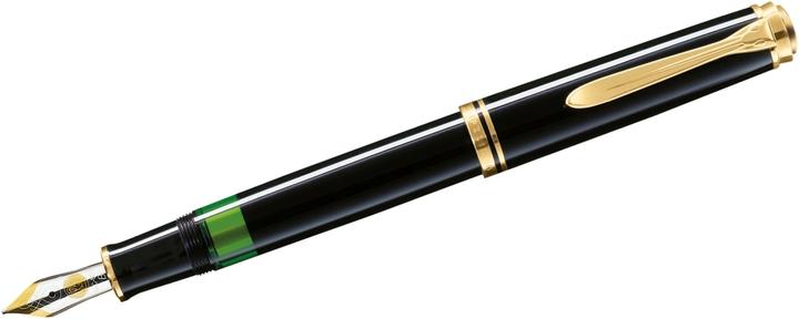 Produktbild Pelikan Füllhalter M600 Schwarz F Etui (Schwarz/Gold, 1 x)
