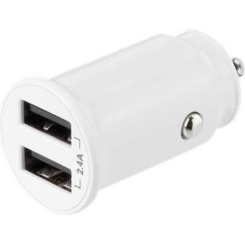 Deltaco USBC-CAR125 mobile device charger Black Auto, Auto Adapter, Schwarz