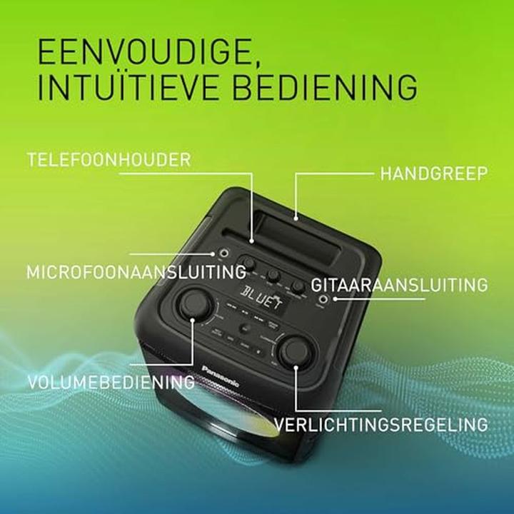 Image du produit Panasonic SC-BMAX5E-K (9 h, Fonctionnement sur batterie, Fonctionnement sur secteur)