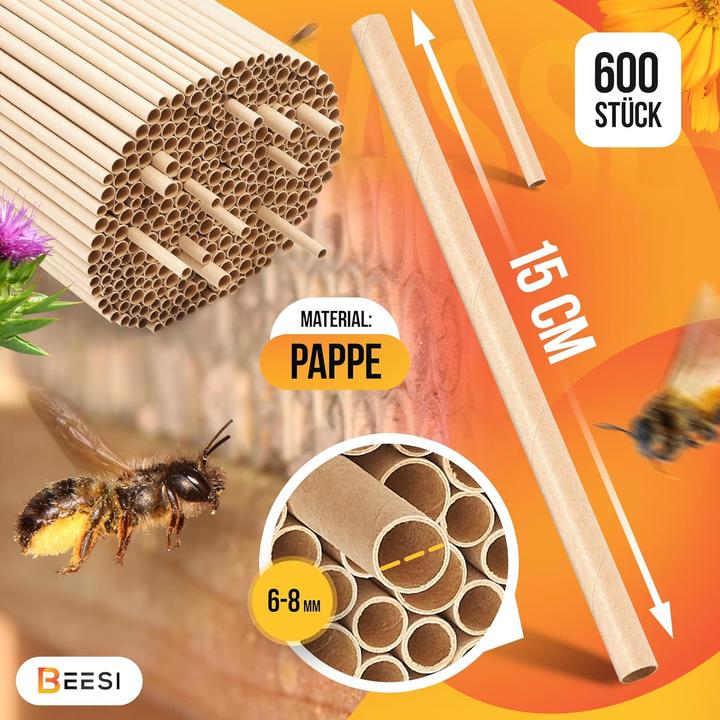 Actual product image Beesi Nisthülsen (Wild bees)