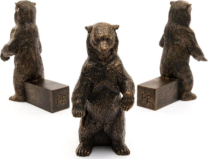 Actual product image Jardinopia Plant Pot Feet Potty Feet Grizzly Bear, Set of 3