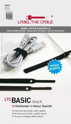 Actual product image Label-the-cable LTC Basic Straps (Velcro cable ties, 170 mm, 10 pcs.)