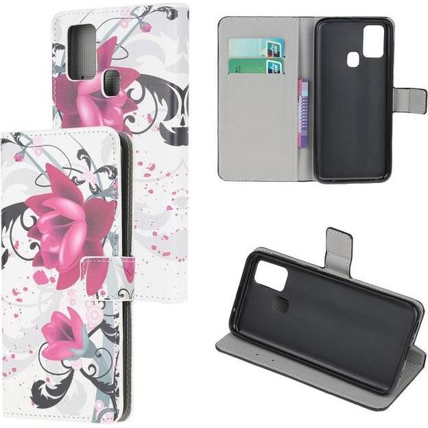 Thumbnail - MU Style Leder Hülle mit Muster (Huawei P Smart (2020)), Smartphone Hülle, Mehrfarbig