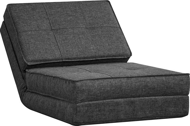 Immagine prodotto Homcom Bodensofa Polyester, Schaumstoff Dunkelgrau