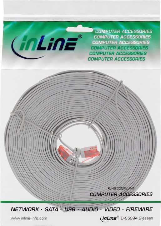 Produktbild InLine Netzwerkkabel (U/UTP, CAT6, 15 m)