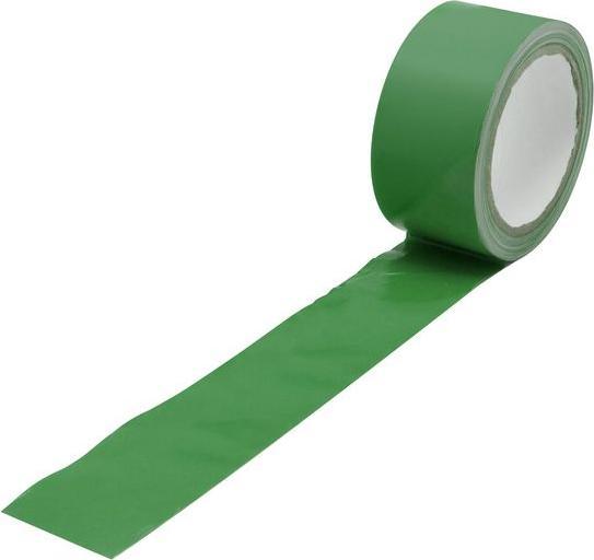 RS PRO Green PVC 33m Hazard Tape, 0.15mm Thickness (115 mm)