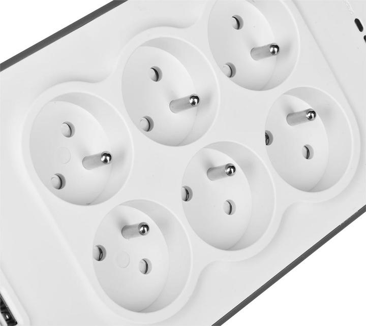 Actual product image Belkin BSV604ca2m White 6 AC outputs 2 m (6 x, CEE 7/5, 2 m)