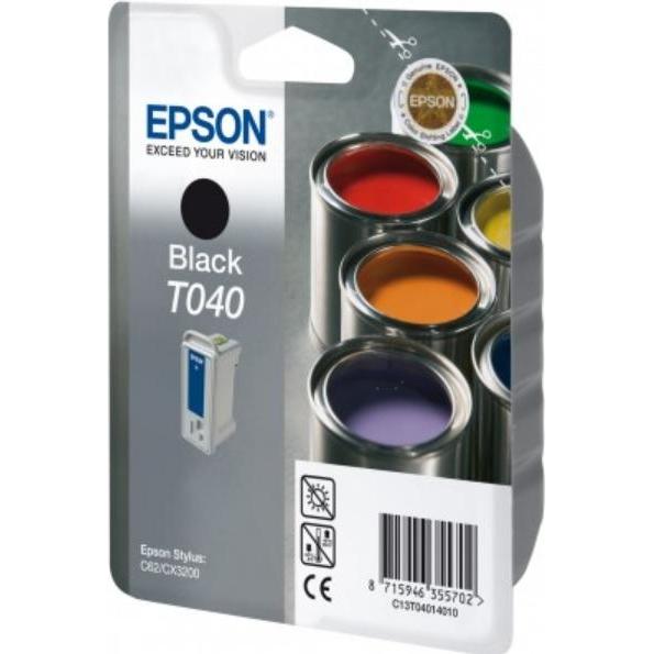 Epson, Druckerpatrone, T040 (BK)