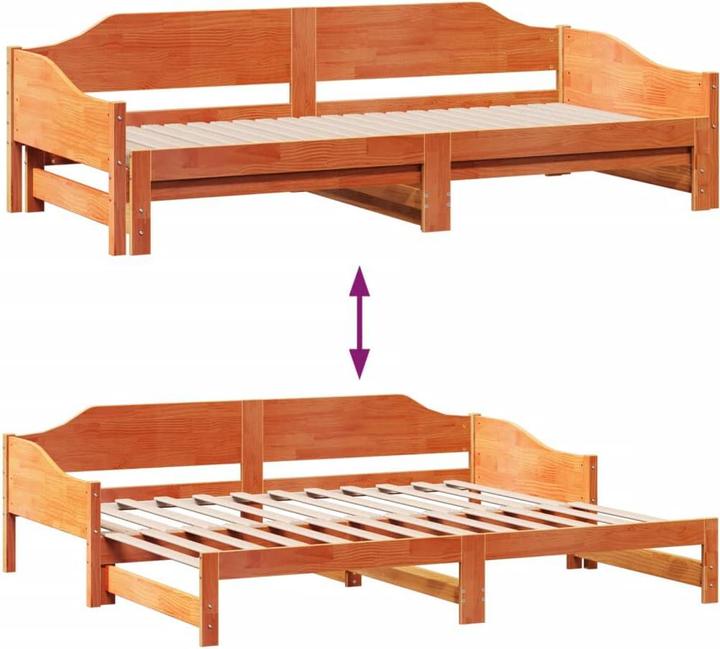 Actual product image vidaXL ausziehbares Tagesbett