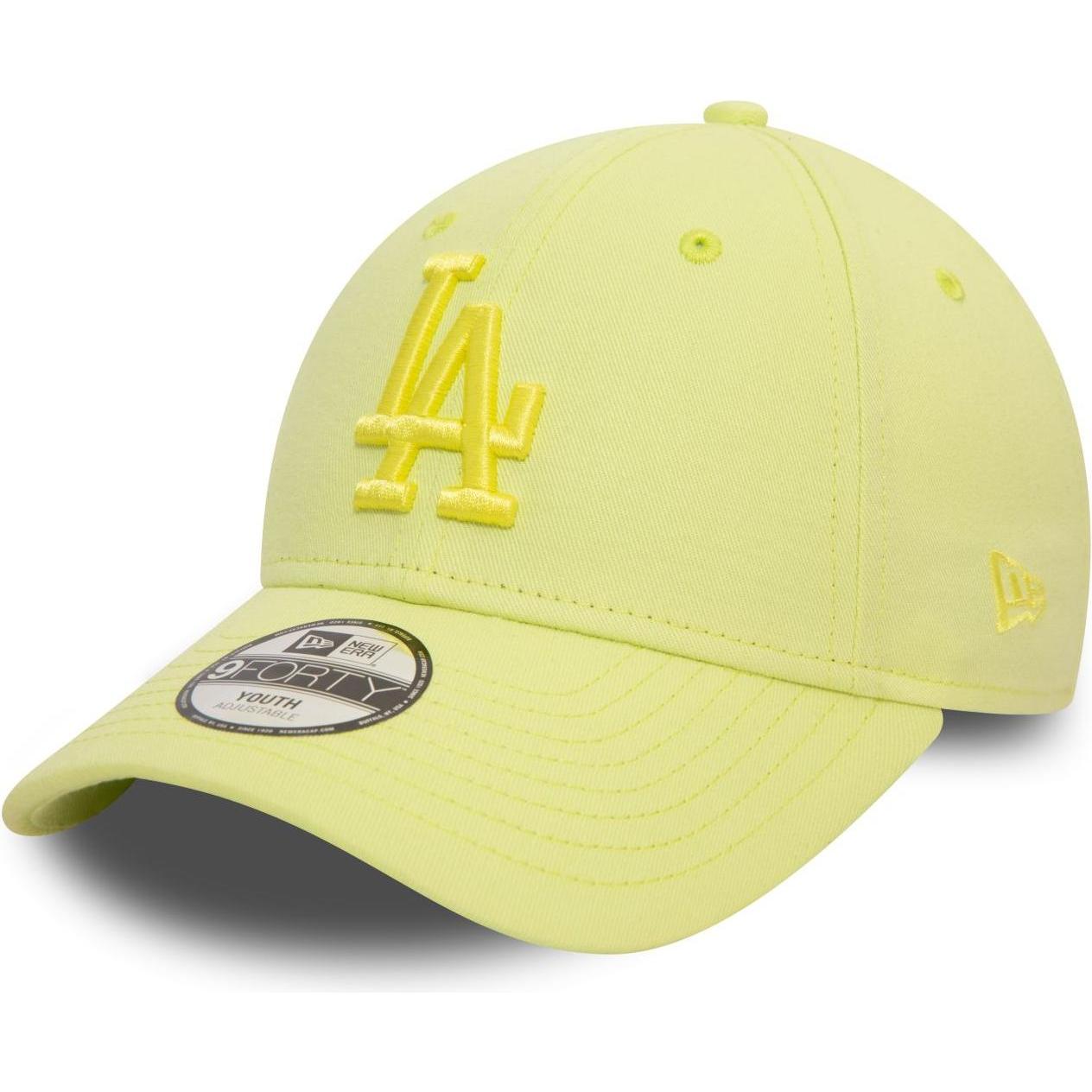 New Era, Jungen, Cap, 9Forty Kinder Cap - Los Angeles Dodgers lime - Youth, Grün, (55, 56, 54 C)