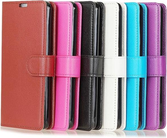 Produktbild MU Classic Litchi Leder Bookcover Series (Motorola Moto Z3 Play)