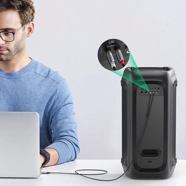 Immagine prodotto Ugreen 2x Cinch — USB C (1.50 m, Cinch)