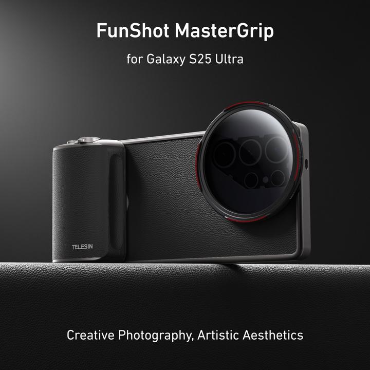 Actual product image Telesin FunShot MasterGrip for Samsung S25 Ultra