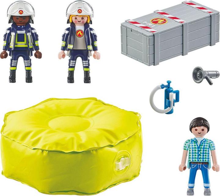 Immagine prodotto Playmobil Vigili del fuoco con cuscini d'aria (71465, Playmobil Sport e azione)