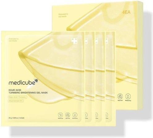 Actual product image Medicube Kojic Acid Turmeric Brightening Gold Jelly Gel Mask Overnight Face (28 g)