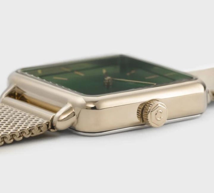 Immagine prodotto Cluse Maglia La Tétragone - Oro (Orologio da polso analogico, 28 mm)