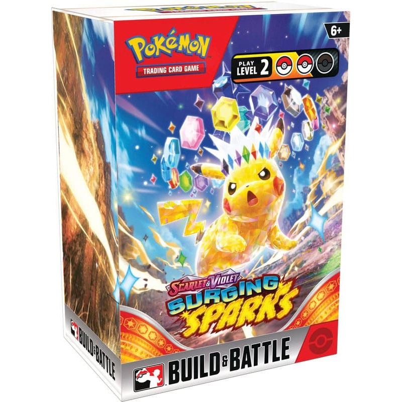 Pokémon Surging Sparks (Inglese, Scatola di costruzione e battaglia)
